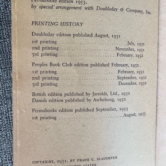 1053 THE ROAD TO BITHYNIA FRANK C. SLAUGHTER great novel of Luke the Physician - Picture 7 of 11